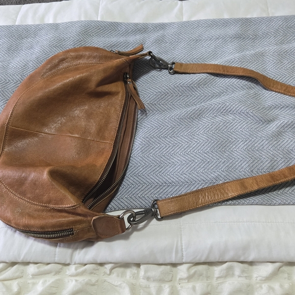 Latico Brown Leather Crossbody Bag - Picture 7 of 15